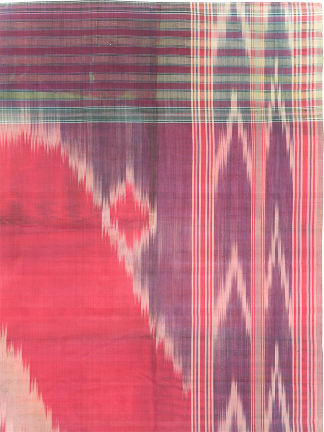 Vintage Uzbek Ikat Textile, No.29765 - Gsblank