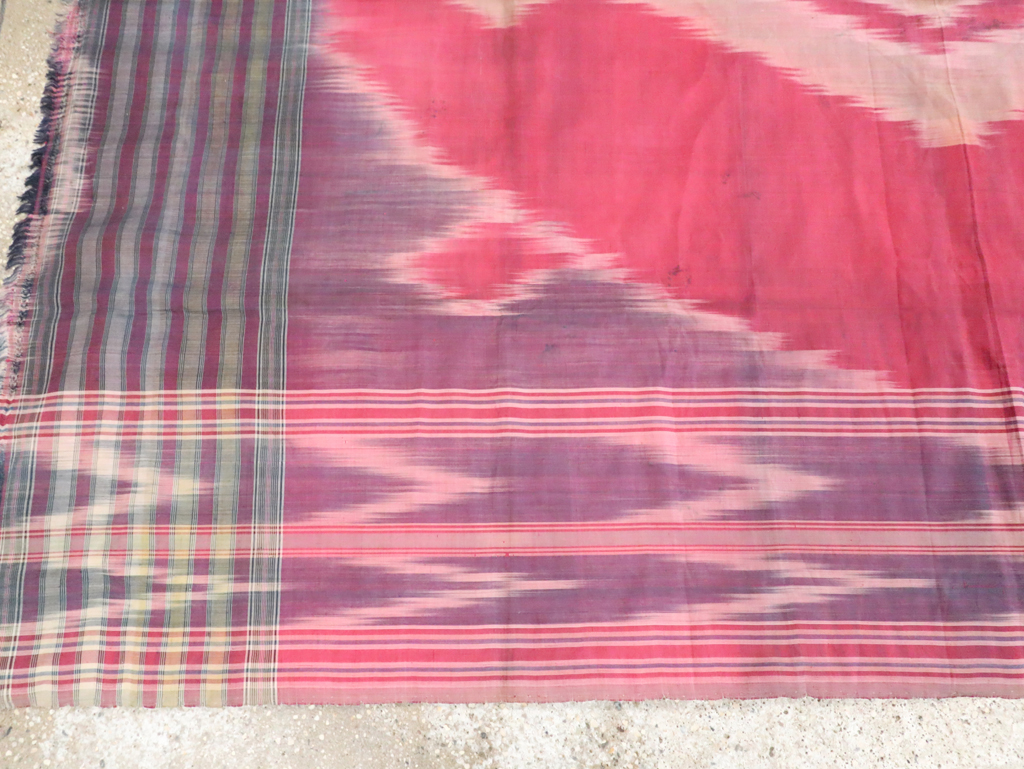 Vintage Uzbek Ikat Textile, No.29765 - Gsblank