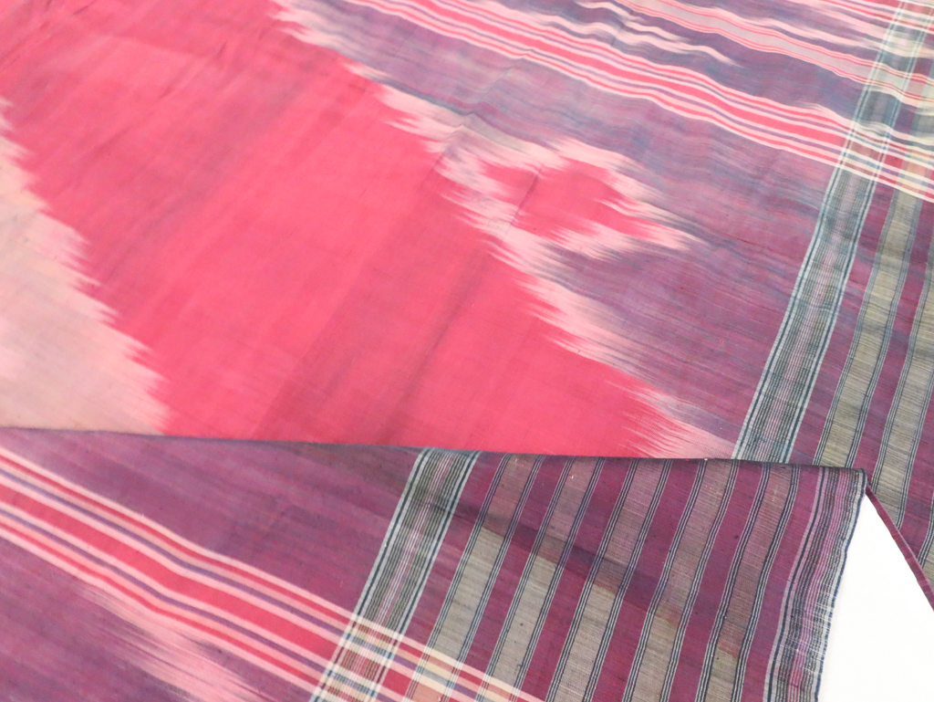 Vintage Uzbek Ikat Textile, No.29765 - Gsblank