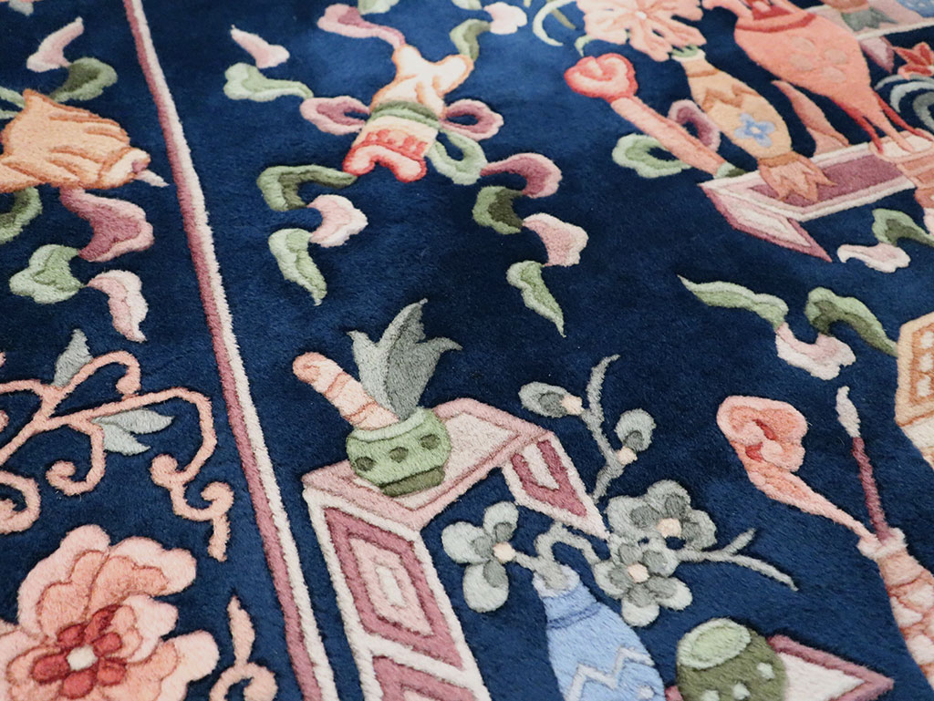 Vintage Chinese Carpet, No.29775 - Gsblank