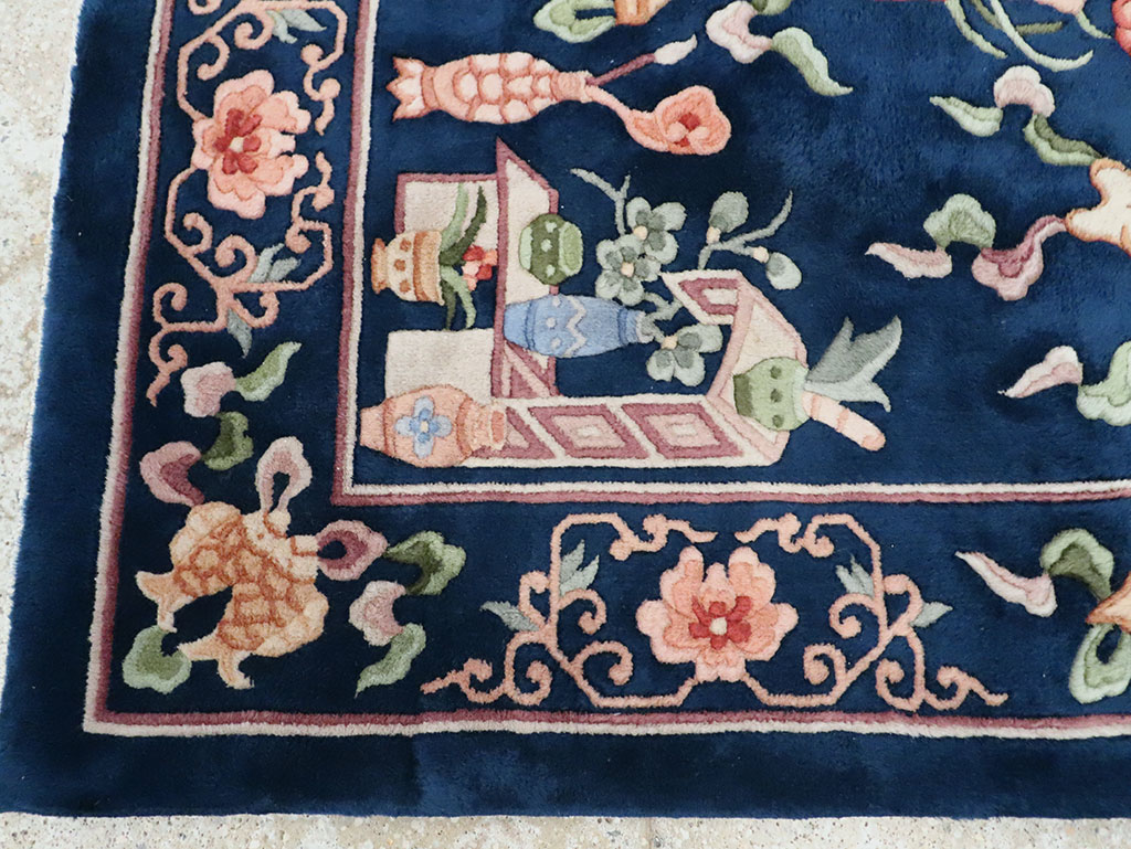 Vintage Chinese Carpet, No.29775 - Gsblank