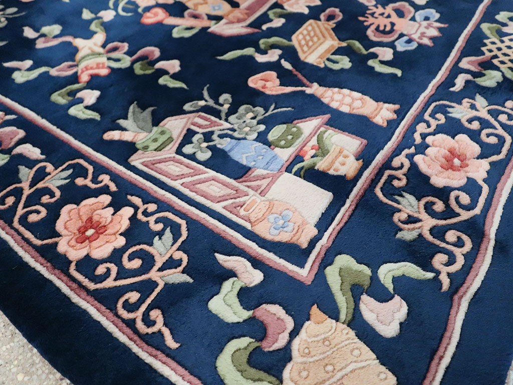 Vintage Chinese Carpet, No.29775 - Gsblank