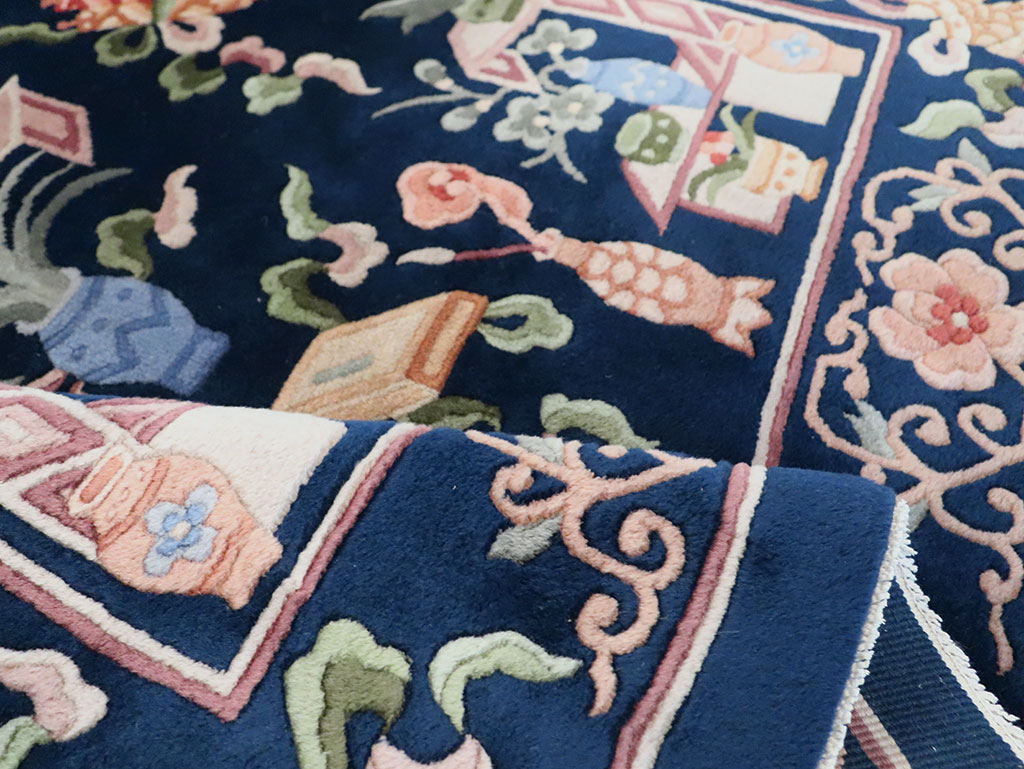 Vintage Chinese Carpet, No.29775 - Gsblank