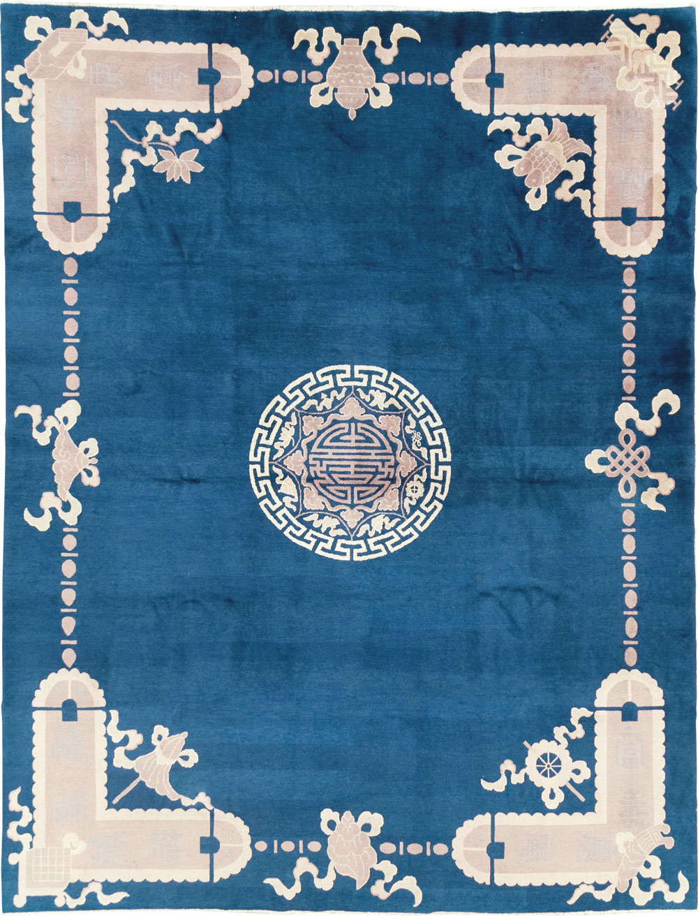 Vintage Chinese Peking Carpet, No.29781 - Gsblank