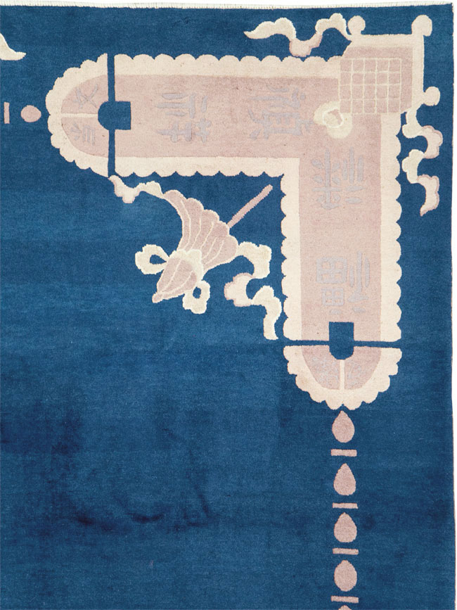 Vintage Chinese Peking Carpet, No.29781 - Gsblank