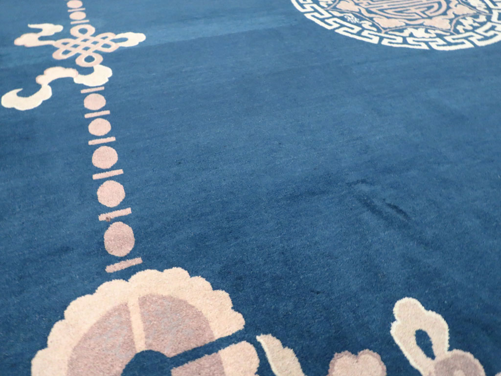 Vintage Chinese Peking Carpet, No.29781 - Gsblank