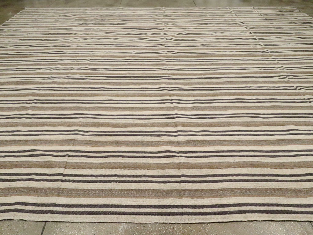 Contemporary Turkish Flatweave Kilim Oversize Carpet, No.29785 - Gsblank