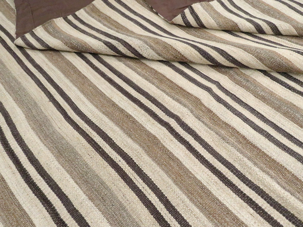 Contemporary Turkish Flatweave Kilim Oversize Carpet, No.29785 - Gsblank