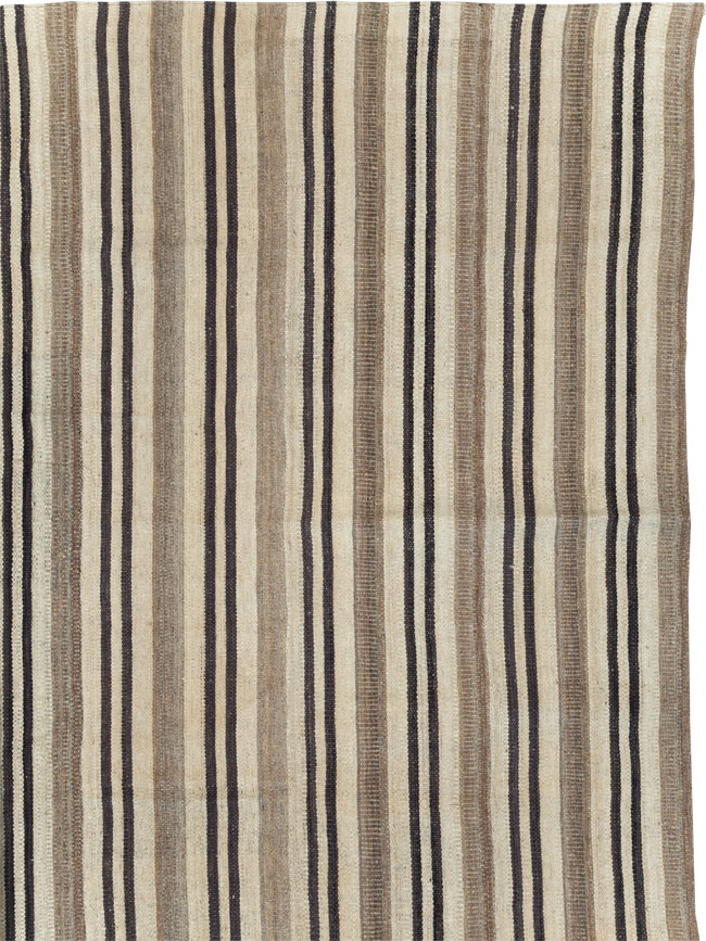 Large Modern Turkish Flatweave Kilim, No.29786 - Gsblank