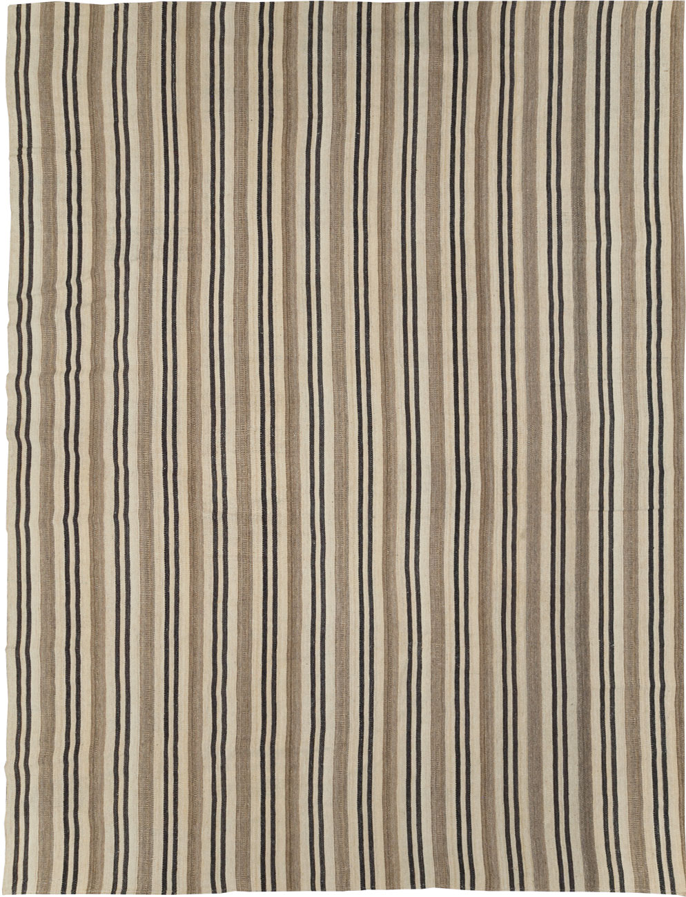 Modern Persian Flatweave Kilim Large Room Size Carpet, No.29788 - Gsblank