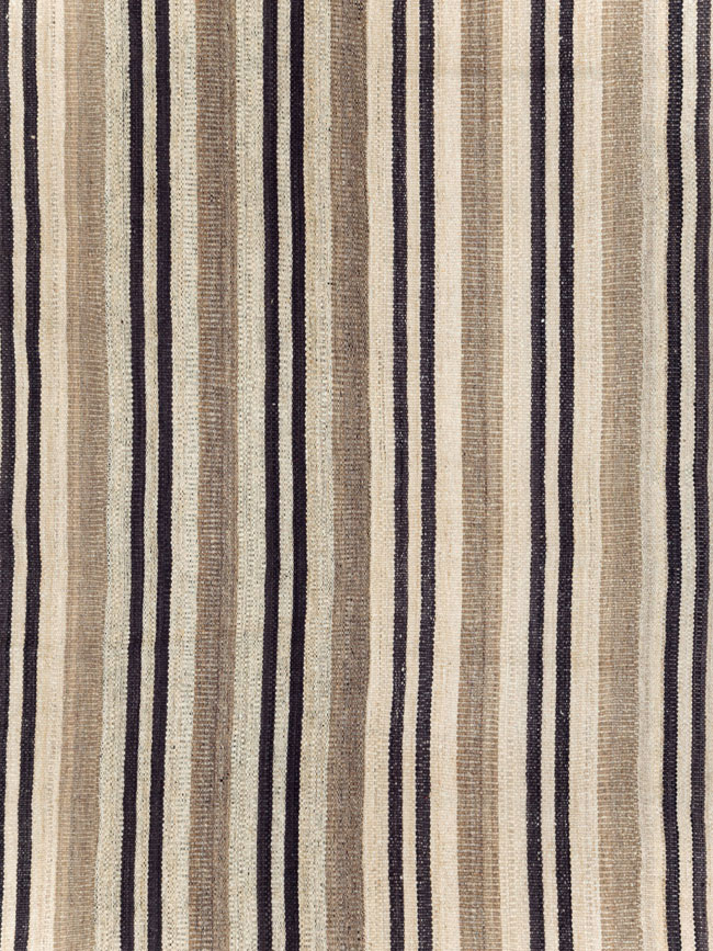 Modern Turkish Flatweave Kilim Room Size Carpet, No.29789 - Gsblank