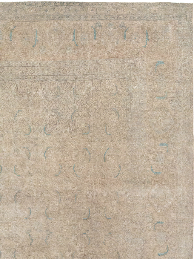 Vintage Persian Mahal Room Size Carpet, No.29794 - Gsblank