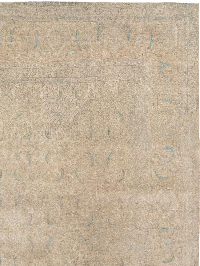 Vintage Persian Mahal Room Size Carpet, No.29794 - Gsblank