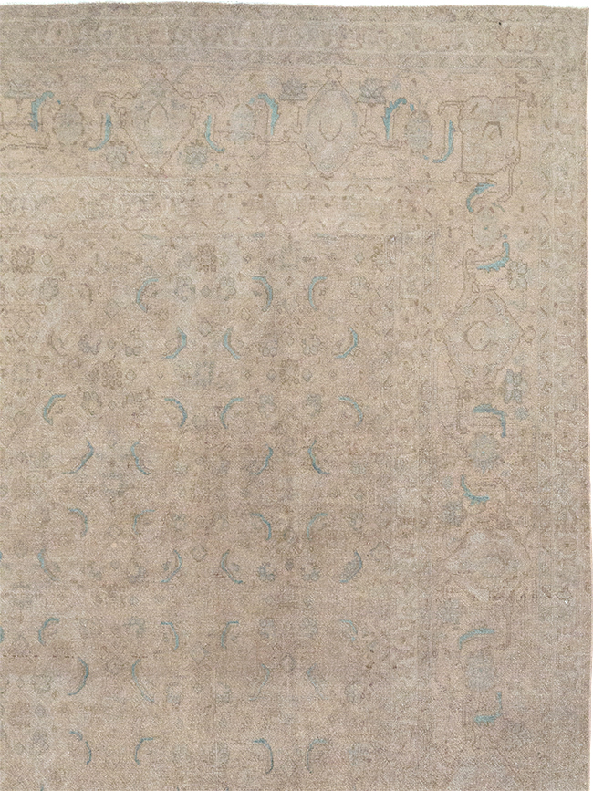 Vintage Persian Mahal Room Size Carpet, No.29794 - Gsblank