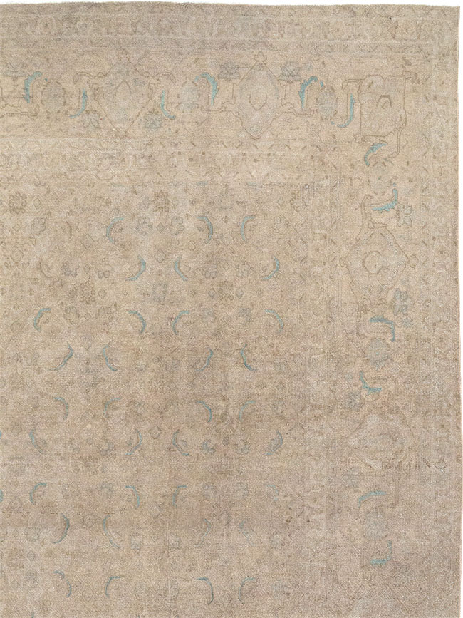 Vintage Persian Mahal Room Size Carpet, No.29794 - Gsblank