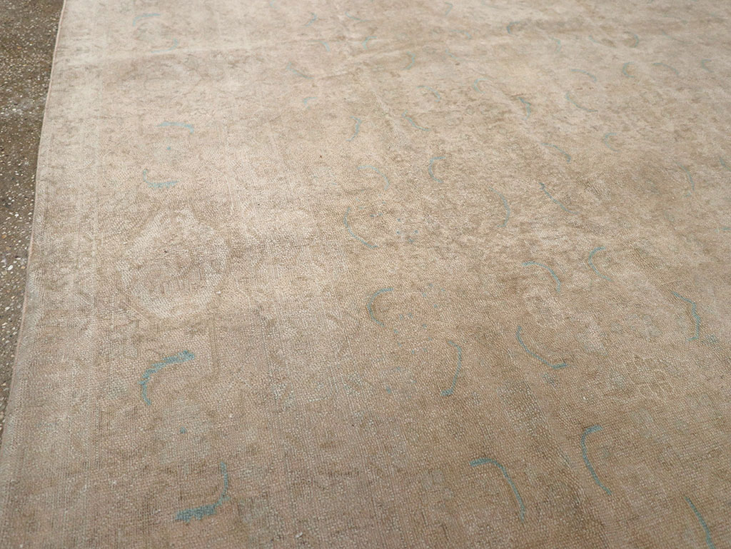 Vintage Persian Mahal Room Size Carpet, No.29794 - Gsblank