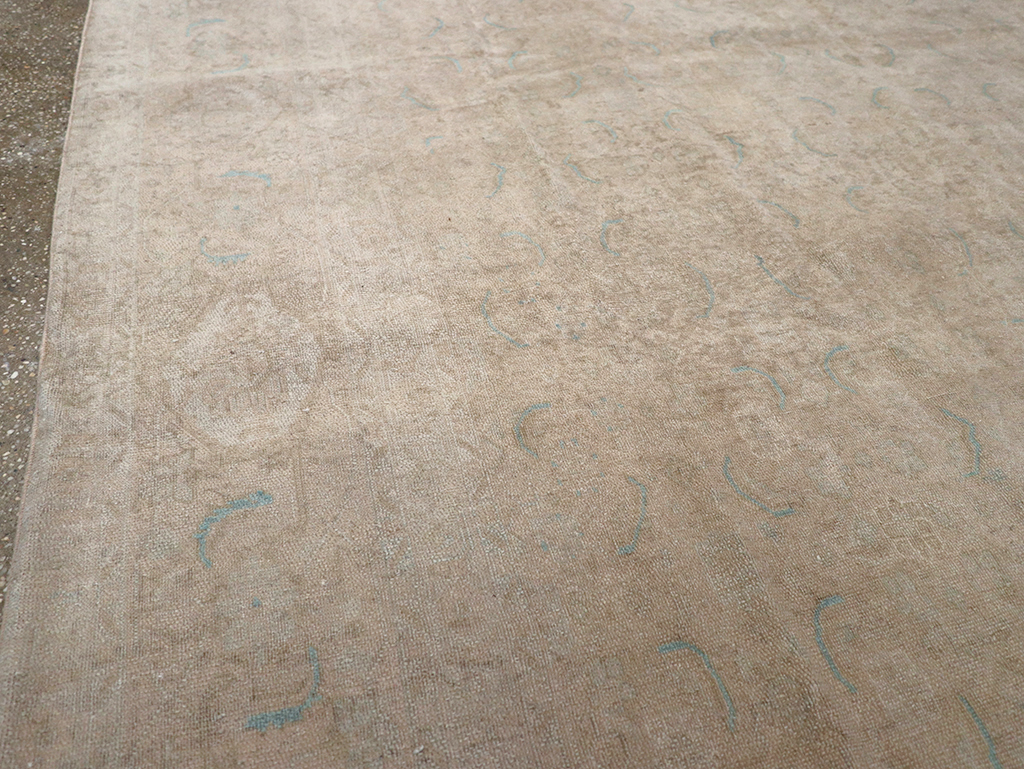 Vintage Persian Mahal Room Size Carpet, No.29794 - Gsblank