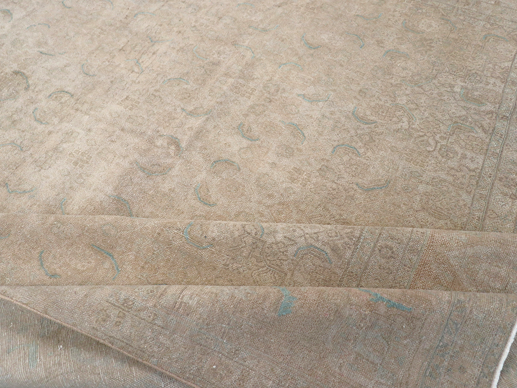 Vintage Persian Mahal Room Size Carpet, No.29794 - Gsblank