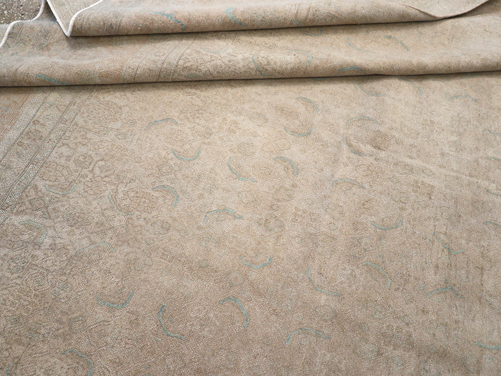 Vintage Persian Mahal Room Size Carpet, No.29794 - Gsblank