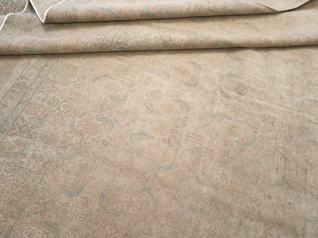 Vintage Persian Mahal Room Size Carpet, No.29794 - Gsblank