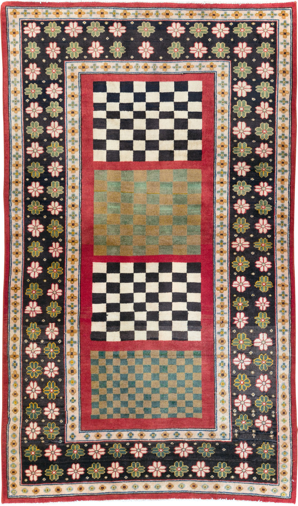 Vintage Persian Mahal Rug, No.29796 - Gsblank