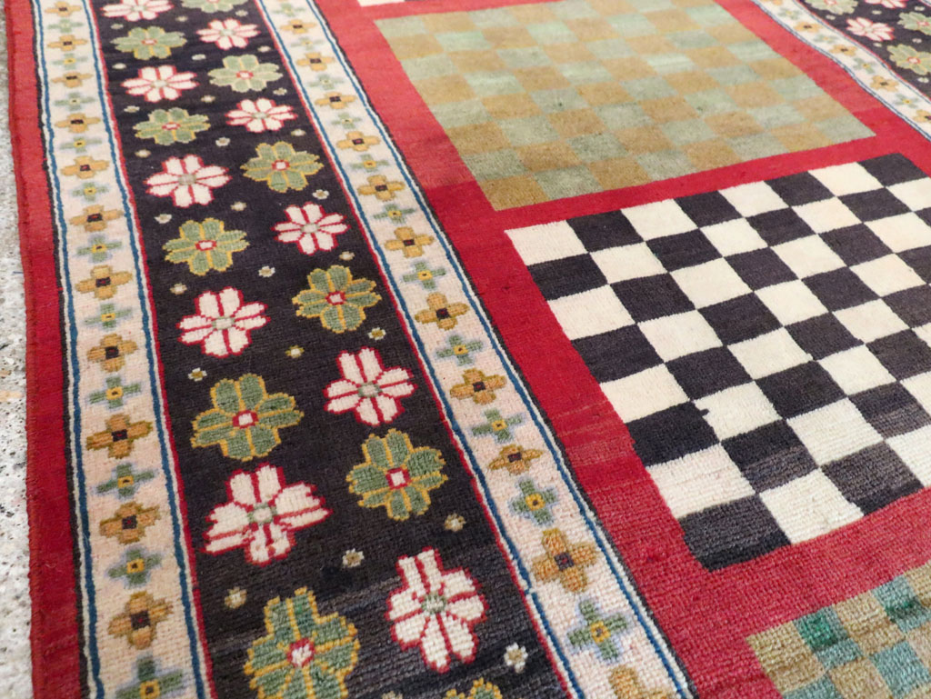 Vintage Persian Mahal Rug, No.29796 - Gsblank