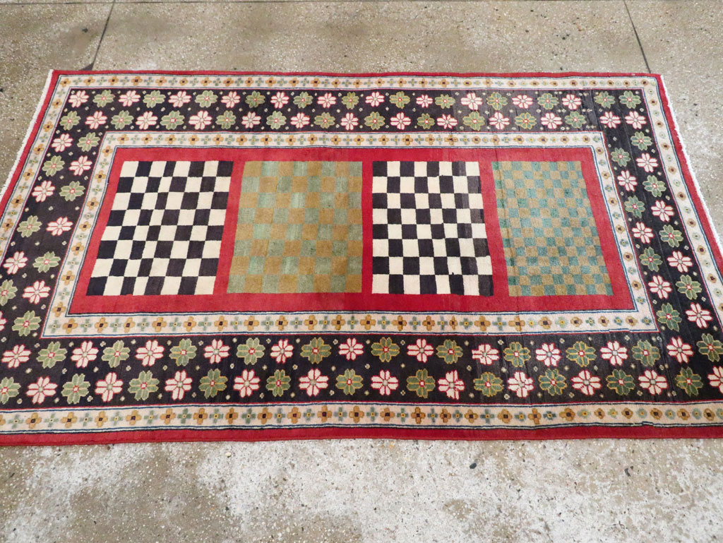 Vintage Persian Mahal Rug, No.29796 - Gsblank