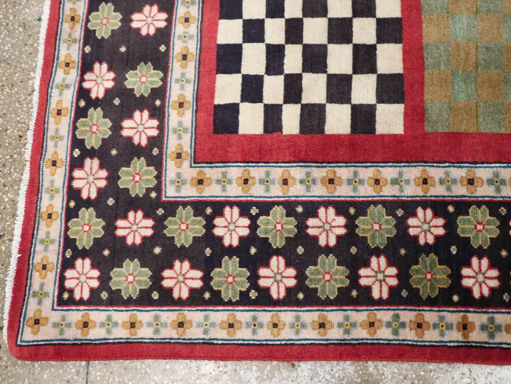 Vintage Persian Mahal Rug, No.29796 - Gsblank