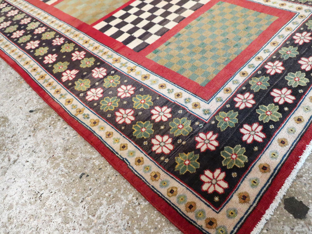 Vintage Persian Mahal Rug, No.29796 - Gsblank