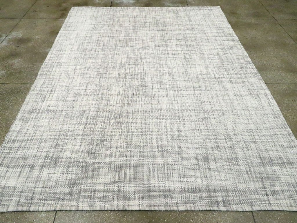 Contemporary Turkish Flatweave Kilim Room Size Carpet, No.29802 - Gsblank