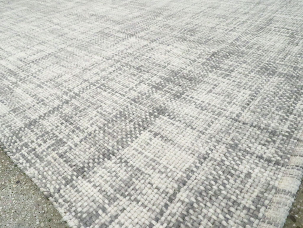 Contemporary Turkish Flatweave Kilim Room Size Carpet, No.29802 - Gsblank