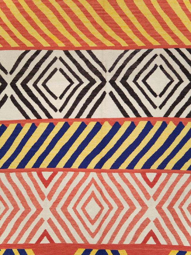 Contemporary Handmade Turkish Flatweave Kilim, No.29815 - Gsblank