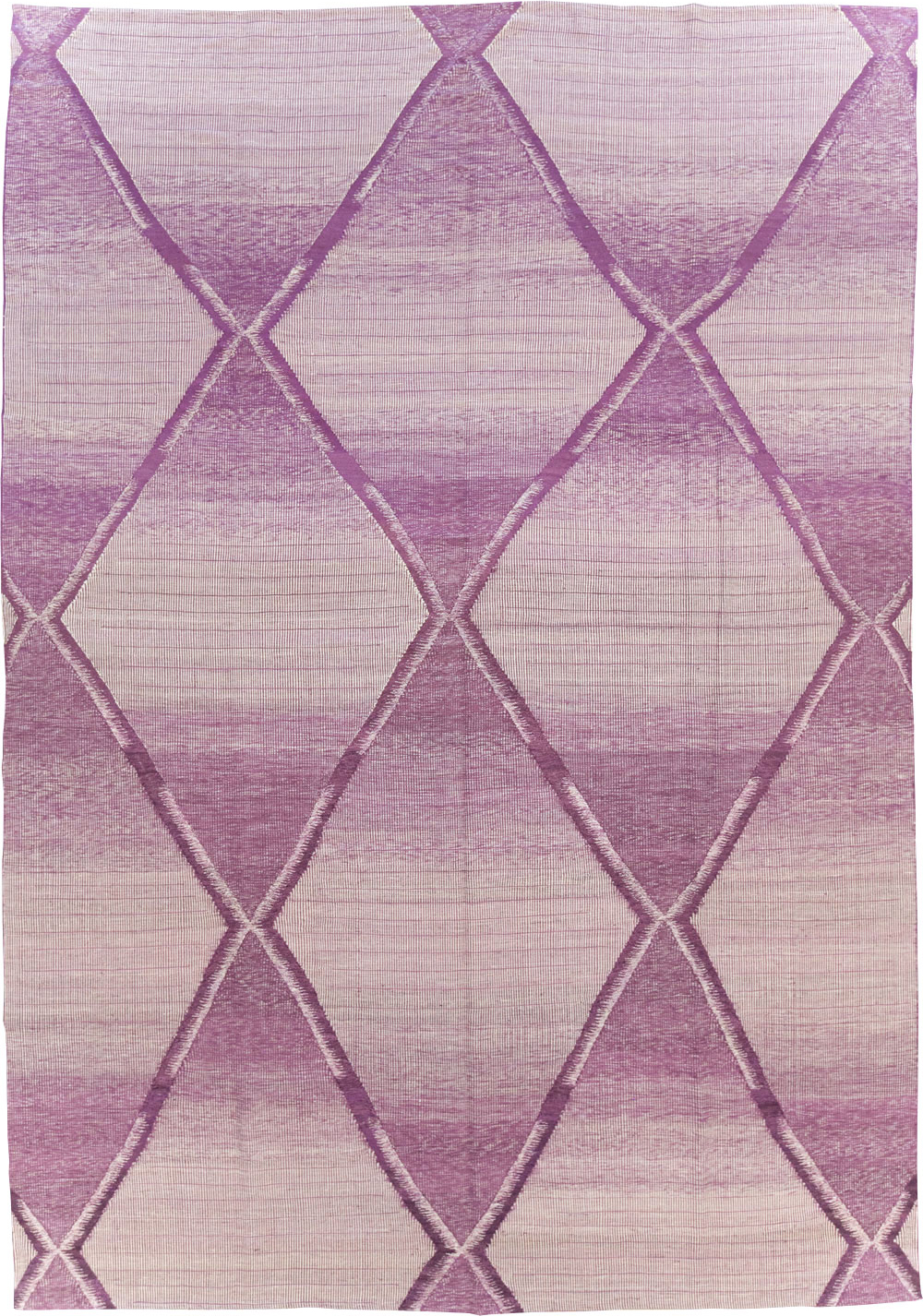 Contemporary Room Size Turkish Flatweave Kilim, No.29816 - Gsblank
