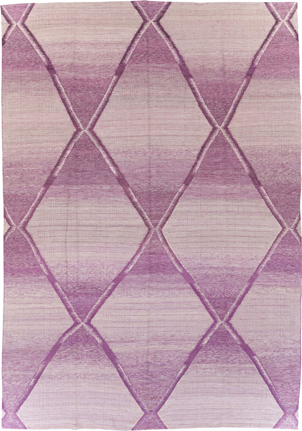 Contemporary Room Size Turkish Flatweave Kilim, No.29816 - Gsblank