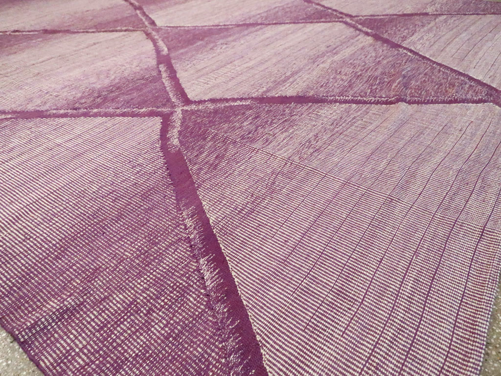 Contemporary Room Size Turkish Flatweave Kilim, No.29816 - Gsblank