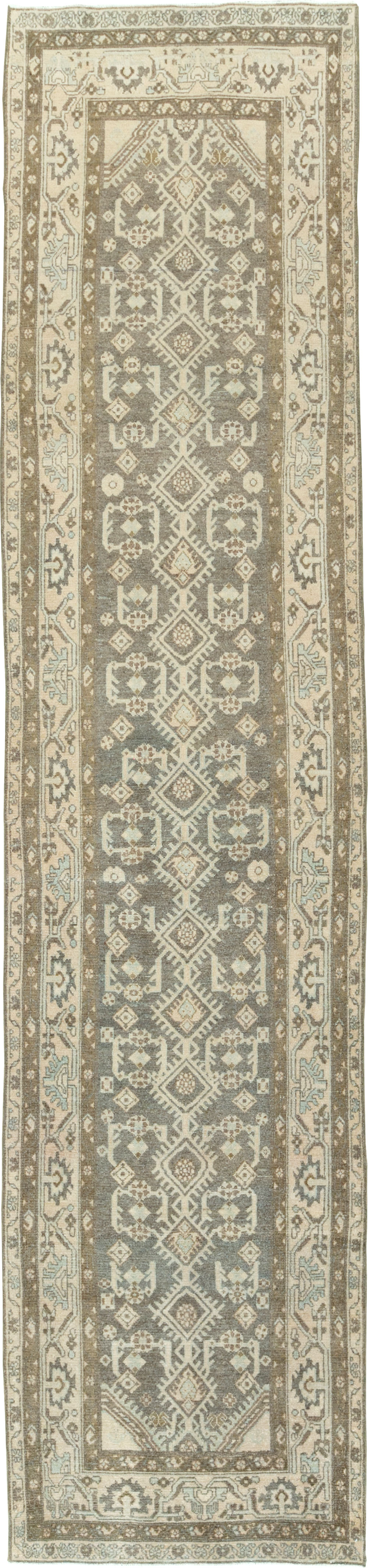 Vintage Persian Malayer Long Runner, No.29820 - Gsblank