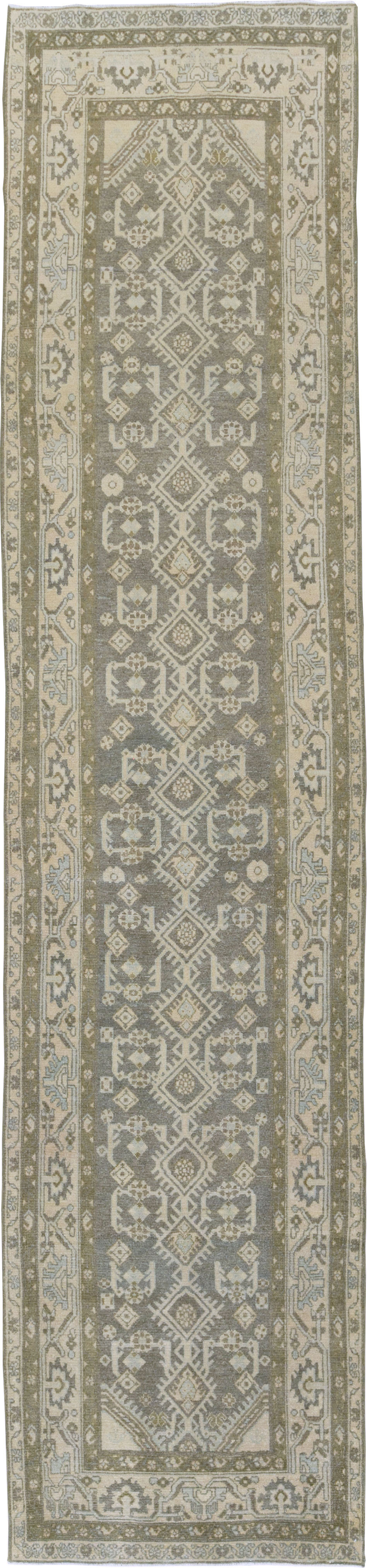 Vintage Persian Malayer Long Runner, No.29820 - Gsblank