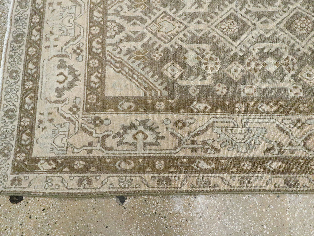 Vintage Persian Malayer Long Runner, No.29820 - Gsblank