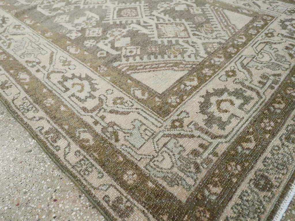 Vintage Persian Malayer Long Runner, No.29820 - Gsblank