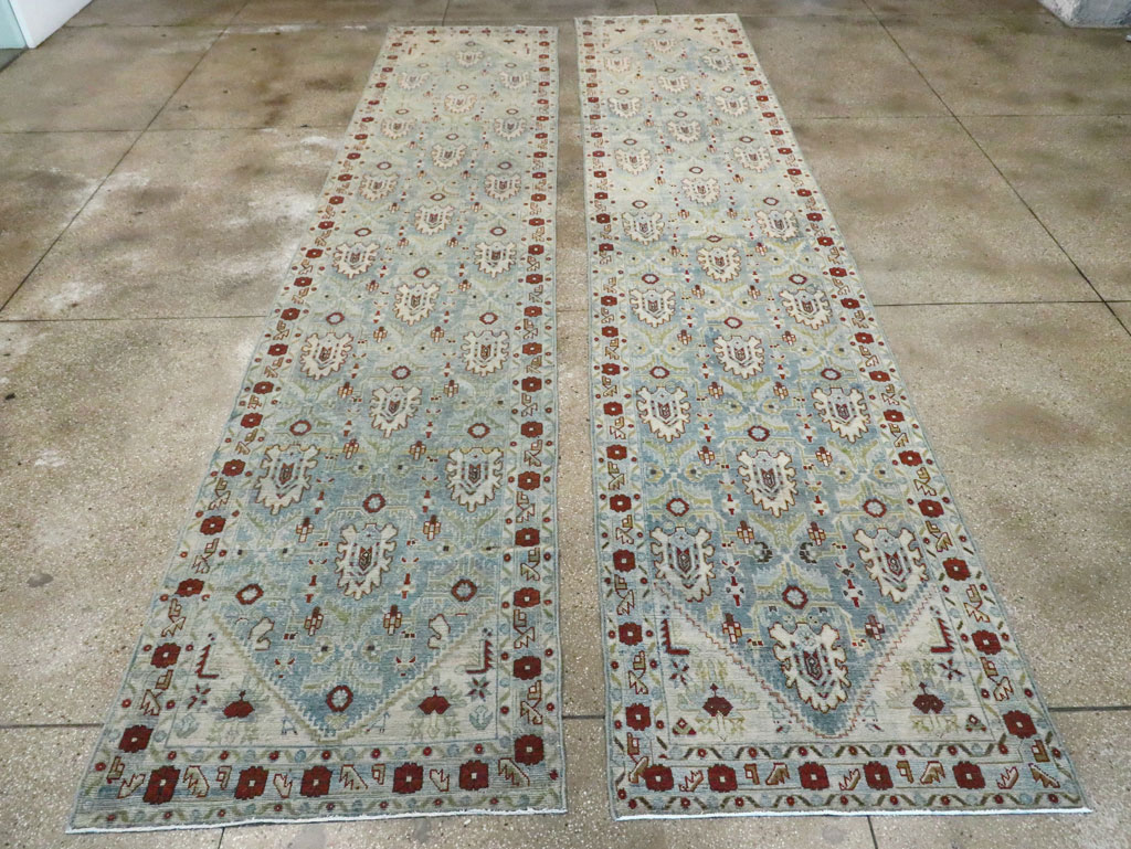 Vintage Persian Malayer Long Runner (Pair: 1 of 2), No.29823 - Gsblank