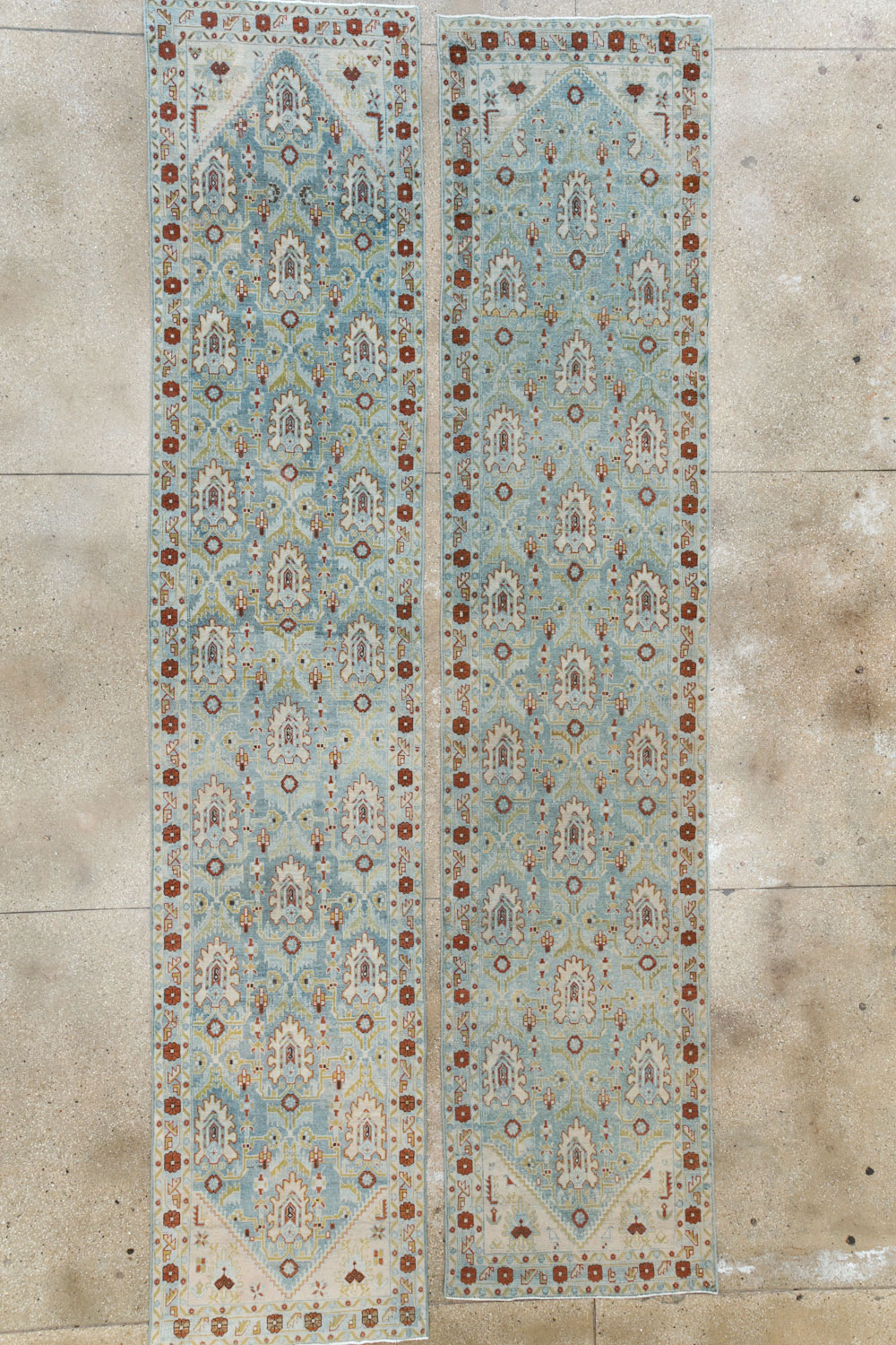 Vintage Persian Malayer Long Runner (Pair: 1 of 2), No.29823 - Gsblank