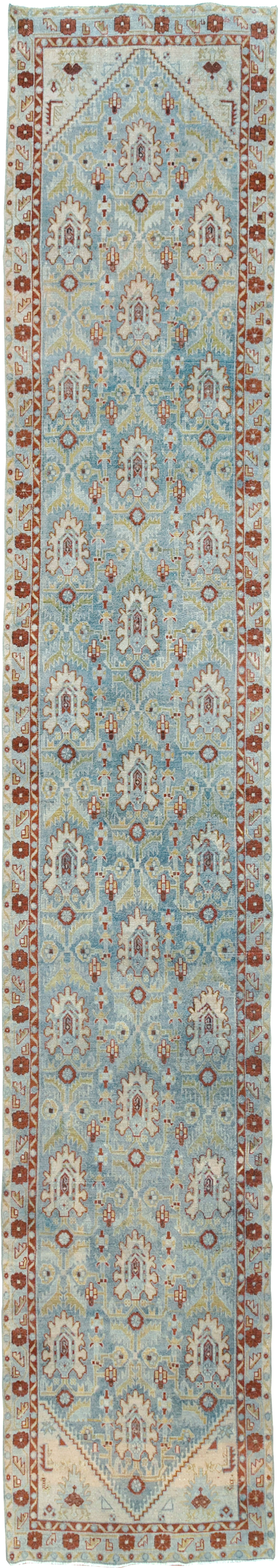 Vintage Persian Malayer Long Runner (Pair: 1 of 2), No.29824 - Gsblank