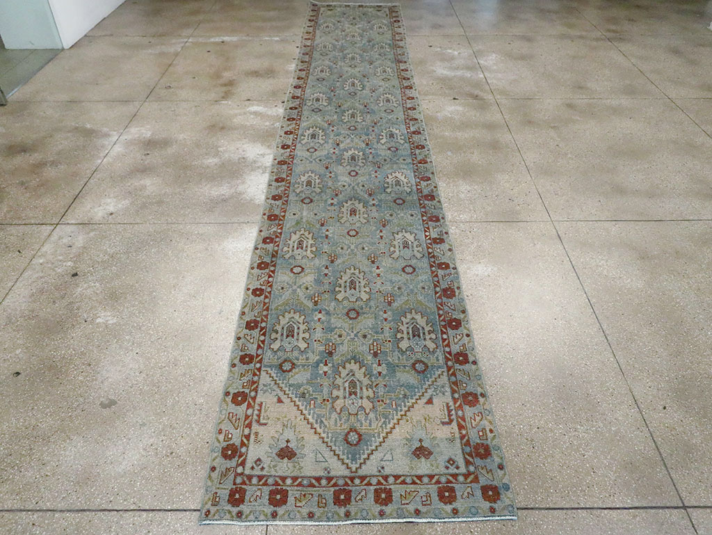 Vintage Persian Malayer Long Runner (Pair: 1 of 2), No.29824 - Gsblank