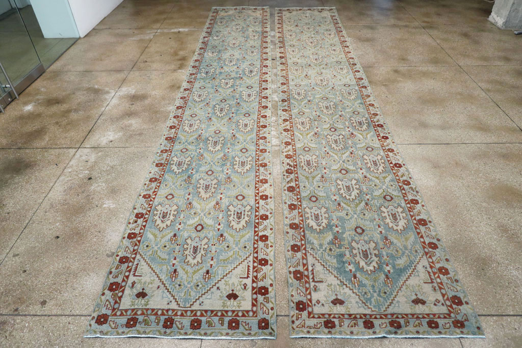 Vintage Persian Malayer Long Runner (Pair: 1 of 2), No.29824 - Gsblank