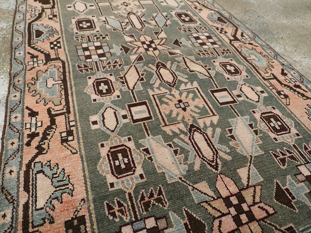 Vintage Persian Malayer Runner, No.29825 - Gsblank