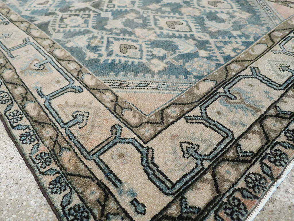 Vintage Persian Malayer Accent Rug, No.29827 - Gsblank