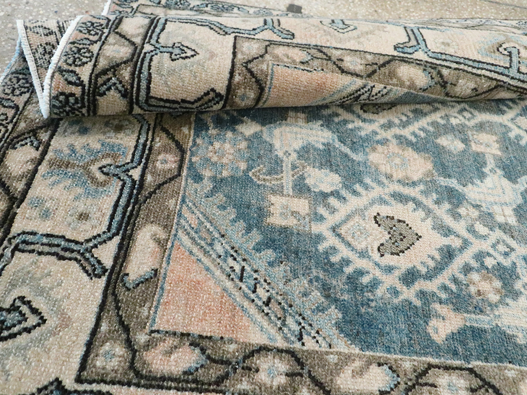 Vintage Persian Malayer Accent Rug, No.29827 - Gsblank