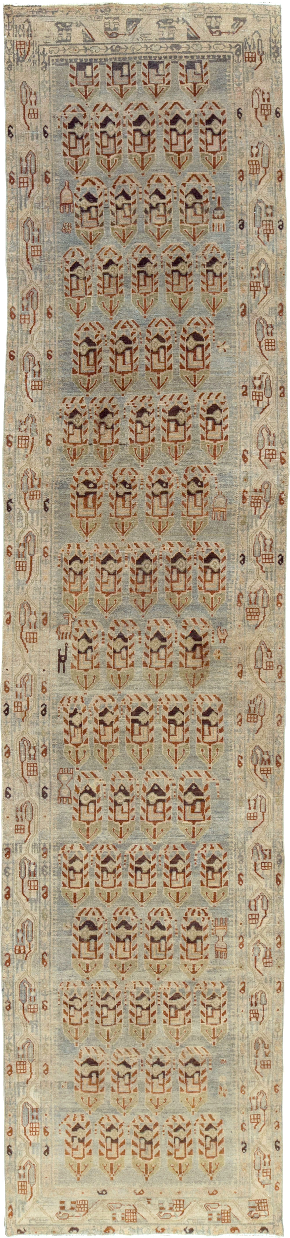 Antique Persian Malayer Runner, No.29829 - Gsblank