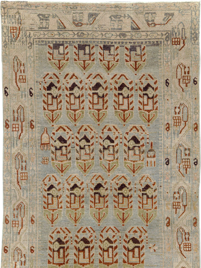 Antique Persian Malayer Runner, No.29829 - Gsblank