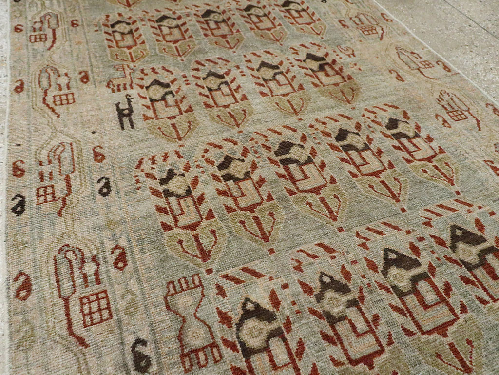 Antique Persian Malayer Runner, No.29829 - Gsblank